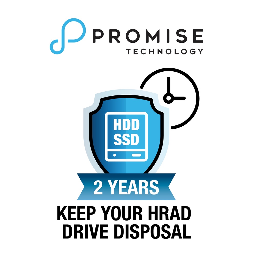 Promise  2 Years HDD Disposal Option VTrak J5960 per chassis