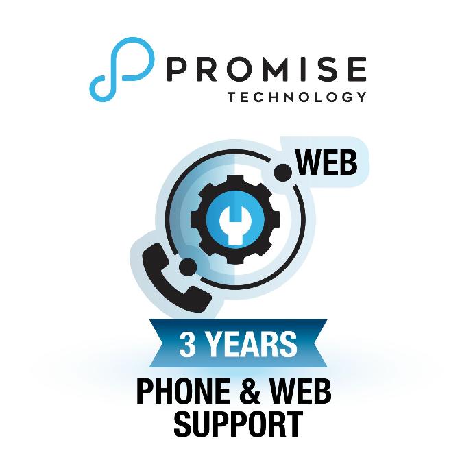 Promise  3-Year 24x7 phone & web support Pegasus3/32 R6/R8
